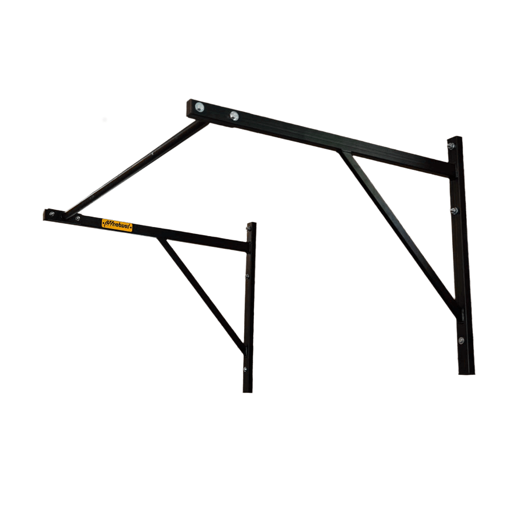 affenhand-kipping-klimmzugstange-1 Affenhand® Kipping Klimmzugstange – robuste Wandmontage-Stange mit extra Stabilität für Kipping Pull-ups, Toes-to-Bar und mehr.
