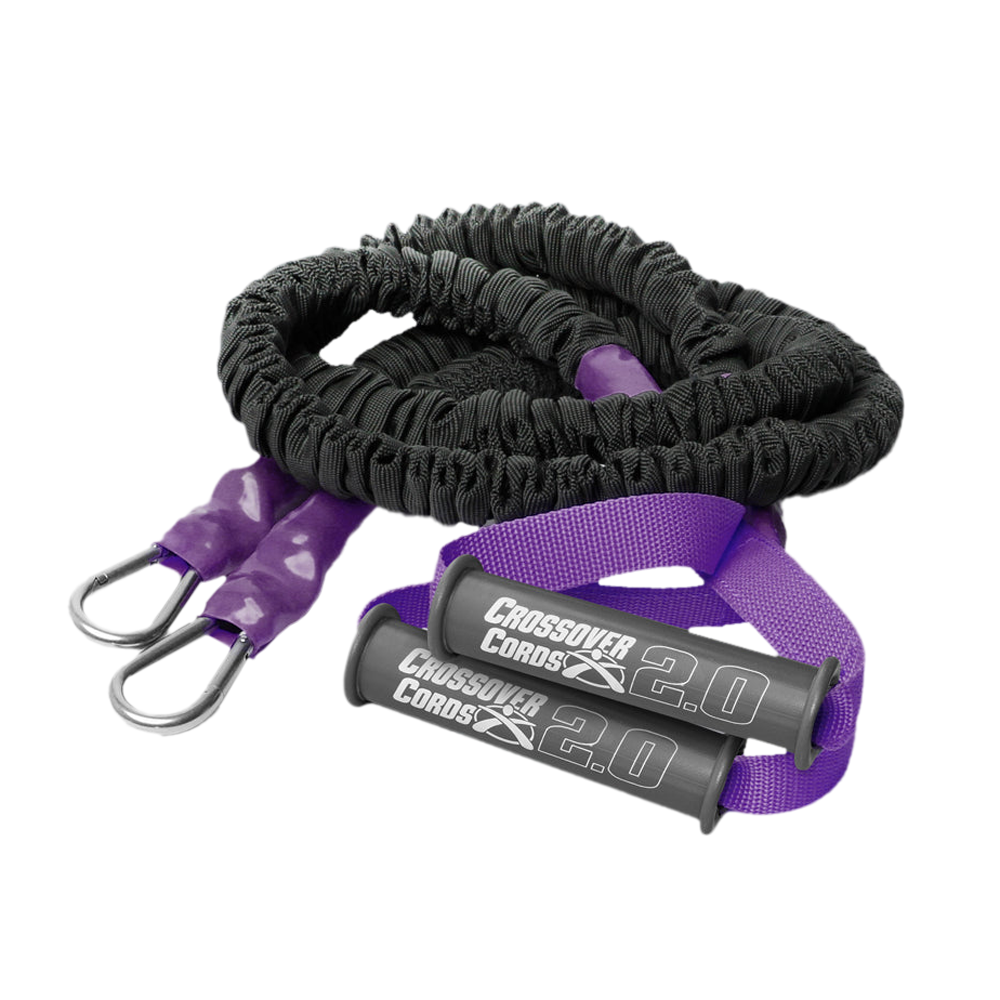 Crossover Symmetry Widerstandsbänder für Schulter-Verbesserer (Paar) - Lila