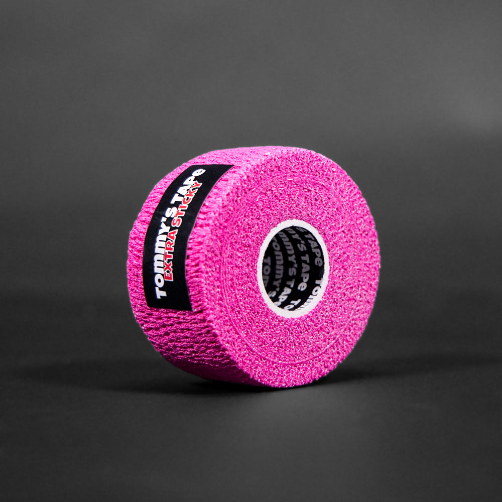 Rolle von Tommy's Tape in Pink für Daumen und Finger