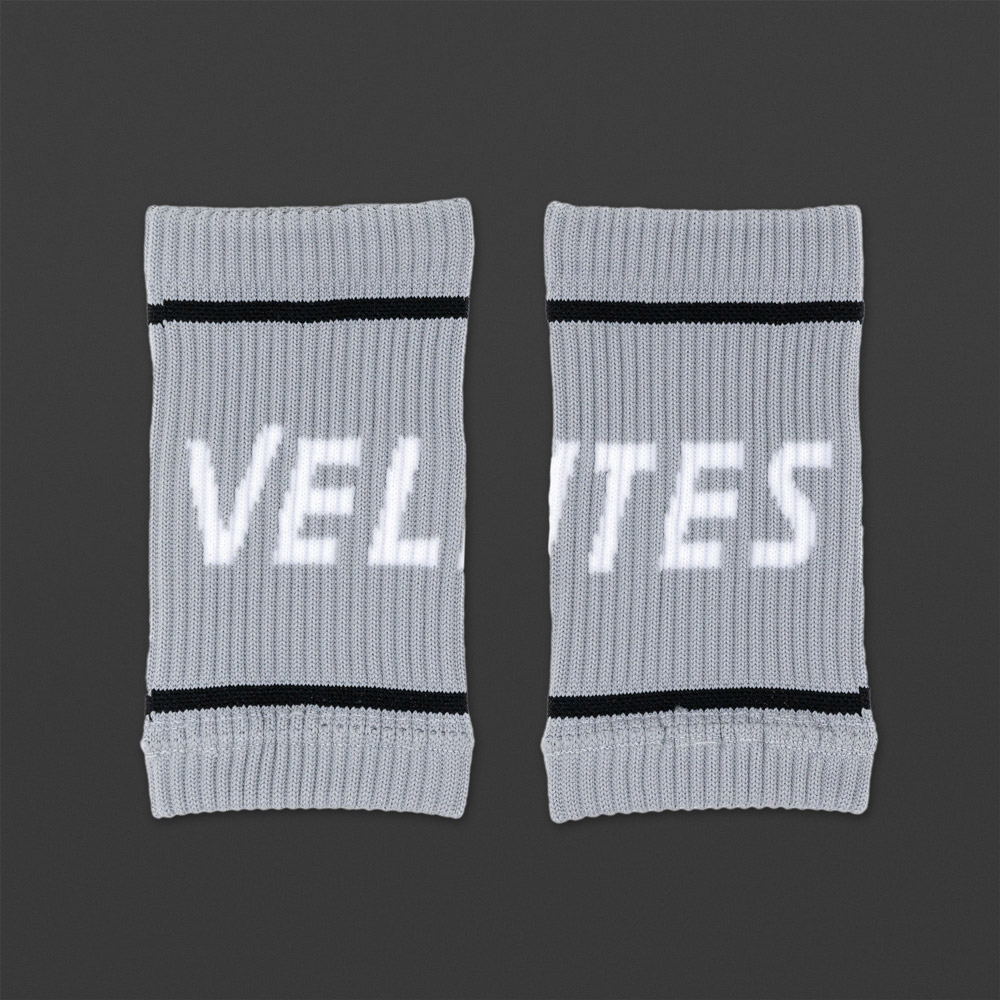 Velites Wristbands Schweißband (Paar) - Grau