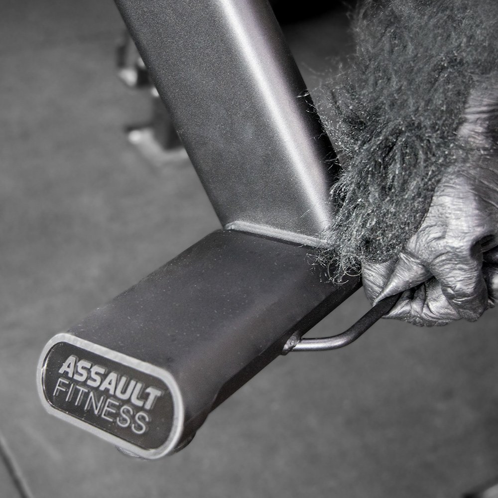 rudermaschine rudergerät airrower fitness stabil griff zum schieben assautlfitness