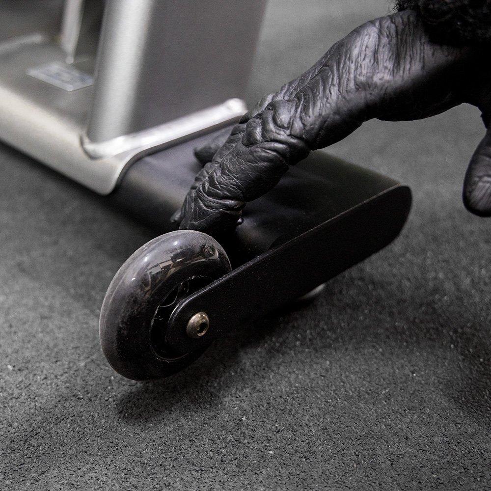 rudermaschine rollen rudergerät airrower fitness stabil assautlfitness