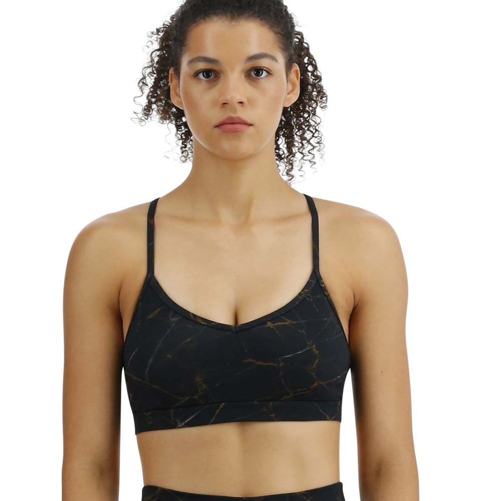 Outlet: TYR V-Neck Sport BH Damen Goldstone Größe XS